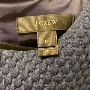 Sleeves sleek sheath dress in navy knee length